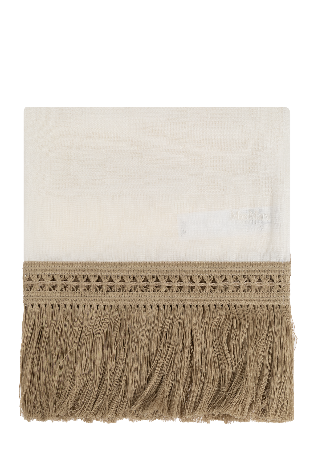 Cream Linen scarf Grammo Max Mara - Vitkac AS